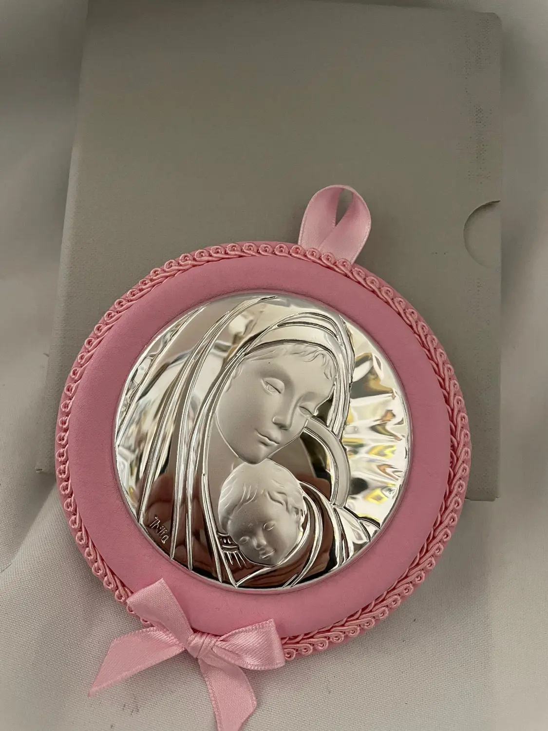 Capoculla Madonna Con Bambino Rosa