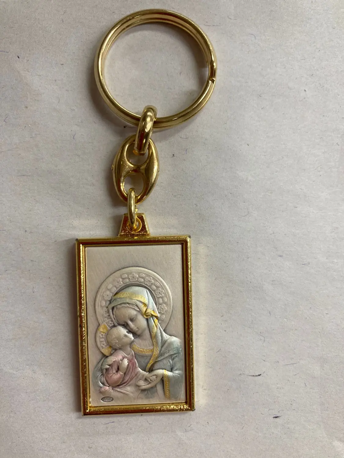 Portachiave Madonna Con Bambino