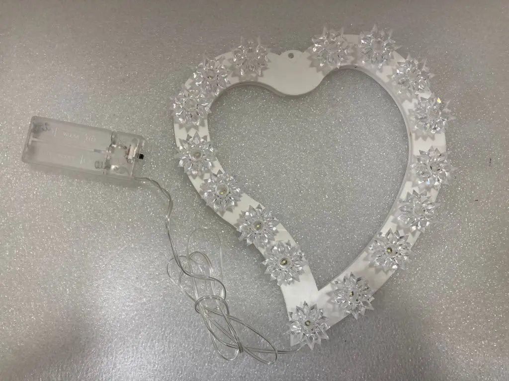 Cuore In Plexiglass Stelline