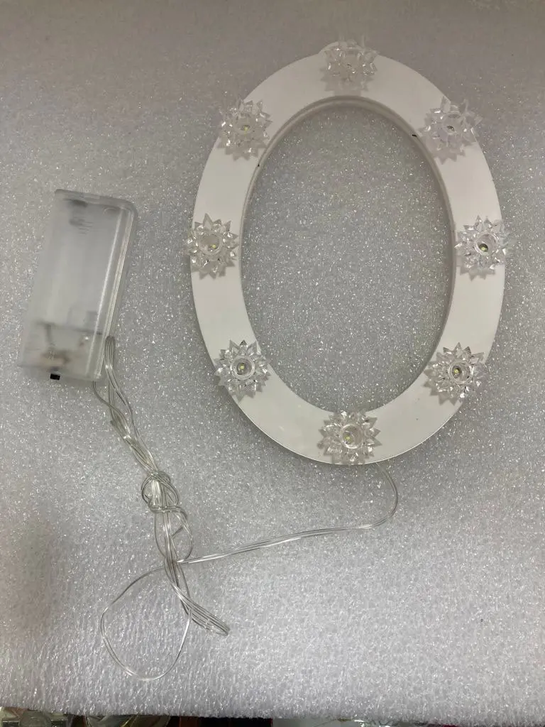 Cornice Ovale Con Stelline