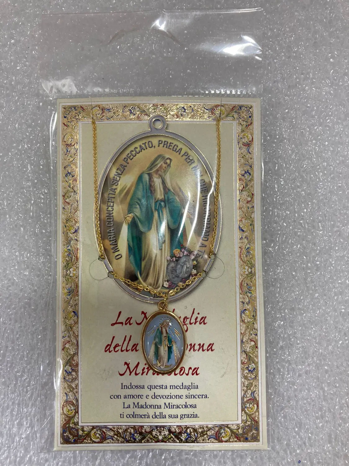 Collana Con Medaglia Miracolosa