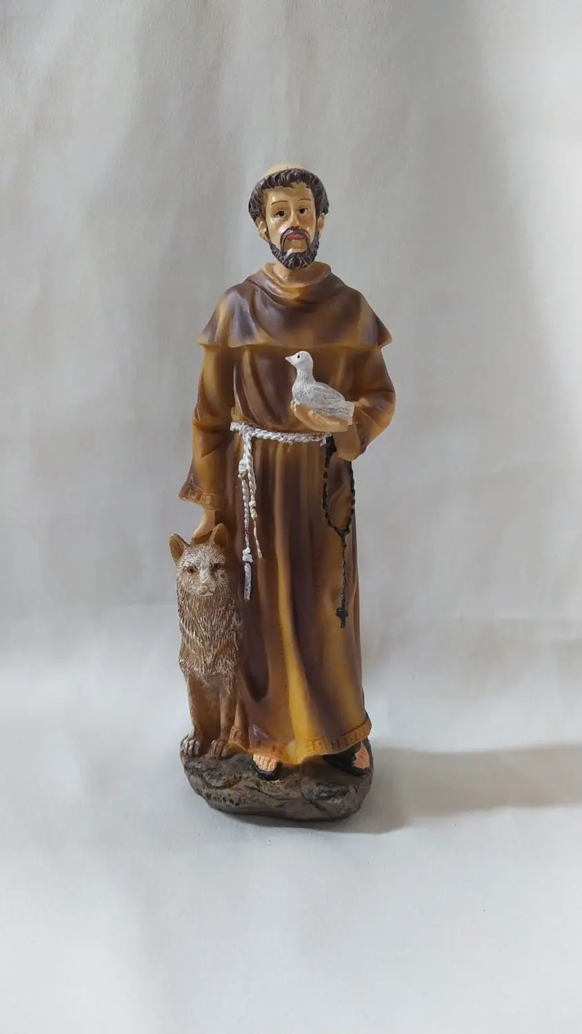Statua S. Francesco Cm 19