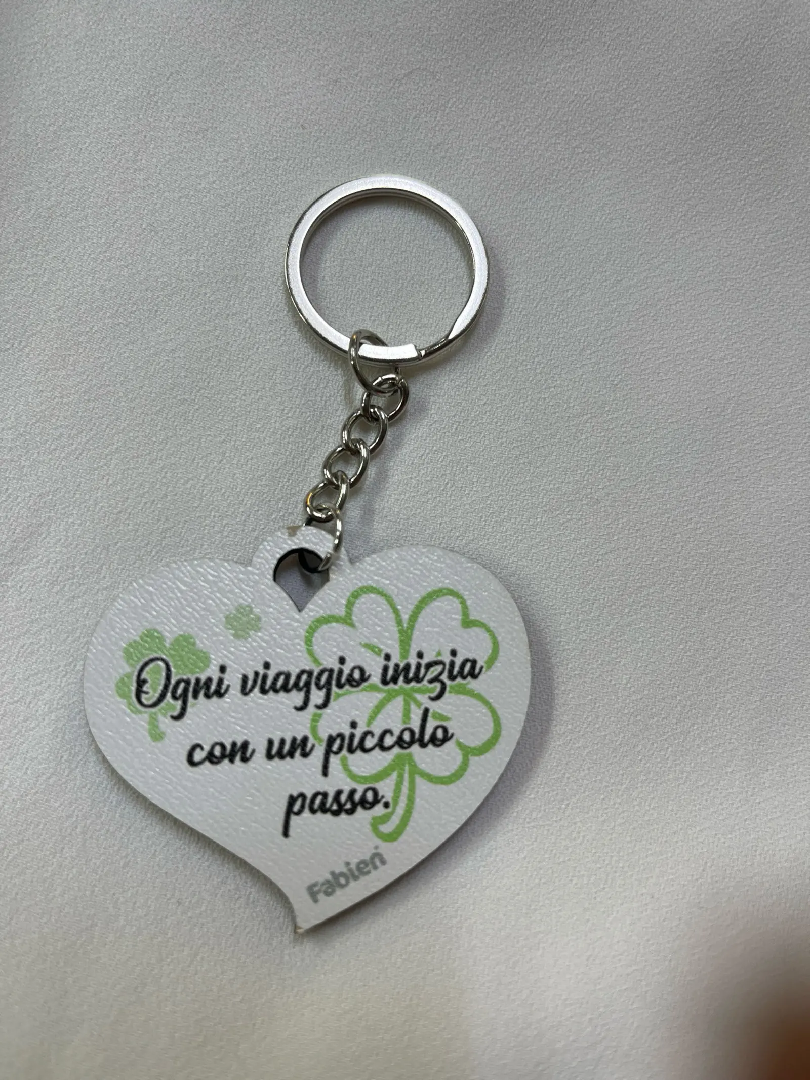 Portachiavi Cuore “Viaggio”