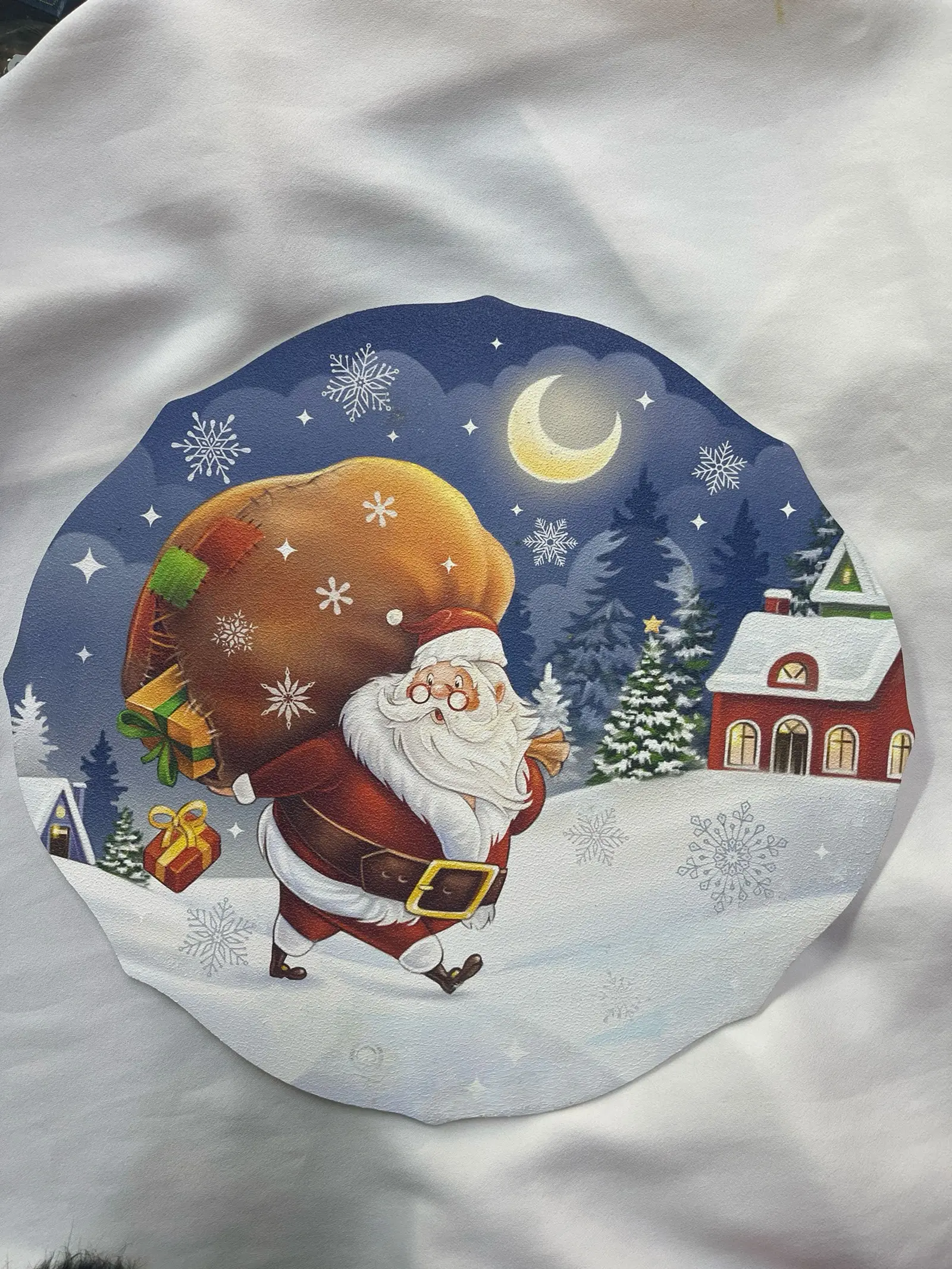 Porta Panettone Babbo Natale